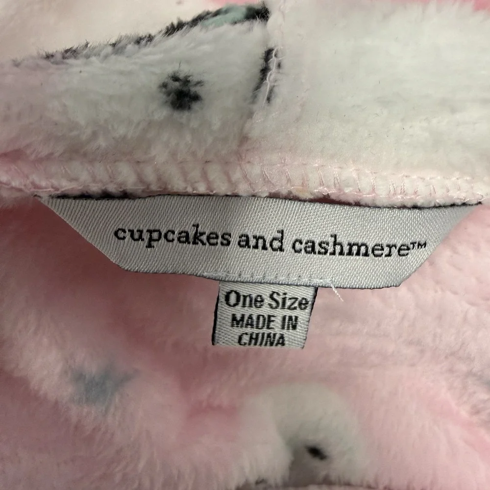 NWT Cupcakes & Cashmere Halloween Oversized O/S Hoodie w/ Slippers Lounge Set